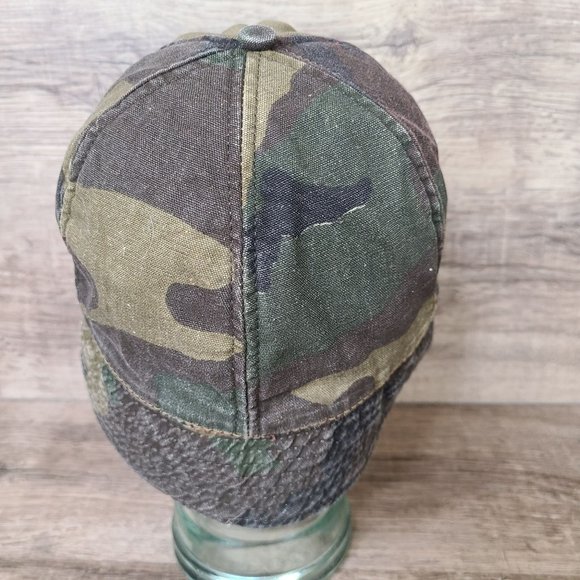 Vintage Original Jones Mallard Duck Embroidered Bucket Hat Cap Sz LG Distressed - Picture 4 of 8